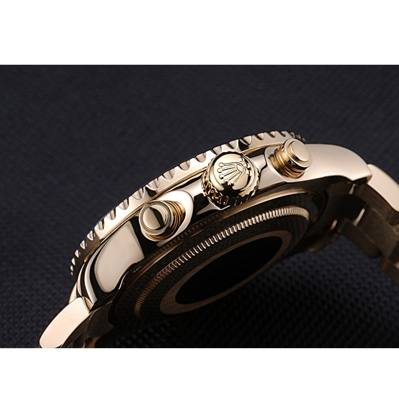 Rolex aaa copy Rolex 622271 Bezel Gold Dial Bracelet White II Blue Yachtmaster 0525